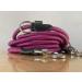 Leite Green Adjustable Dog Leash 3m - Heavy Duty Nylon for Medium to Large Dogs 200kg Traction Dual Carabiners - Raspberry - Buy Online on GoSupps.com