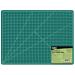 US Art Supply 18" x 24" Green/Black Professional Self Healing 5-Ply Double Sided Durable Non-Slip Cutting Mat Great for Scrapbooking, Quilting, Sewing and all Arts & Crafts Projects 1 Green/Black