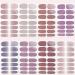 Mother's Day Gifts: 8 Sheets Elegant Nail Polish Stickers & 3 Nail Files - Nail Art Decals Strips Manicure Kits for Women and Girls (Pure Colors) - Buy Online on GoSupps.com