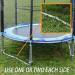8pcs Heavy Duty Metal Trampoline Stakes - Long Ground Wind Anchors for Soccer Goals, Tents, Garden Decoration - Silver - Buy Online on GoSupps.com