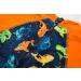 BONVERANO Baby Boys Sunsuit UPF 50+ with Sun Hat | 3 Months | Shark/Orange - Buy Online on GoSupps.com