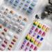 96 Pieces Colorful Girls Press-On Nail Art - Full Cover Short Fake Nails for Kids - Buy Online on GoSupps.com