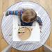 Prince Lionheart Multi-Purpose Catchall Splat Mat - Gray Stripe, 47.75x47.75 Inch - Ideal for Meal or Craft Time, Easy to Clean - Pack of 1 - Buy Online on GoSupps.com