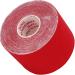 Athletic Kinesiology Tape Cuttable Breathable Sport Recovery Tape 5cm Width for Fitness (Red) - Buy Online on GoSupps.com