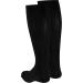 Truform Women's Fit Compression Socks - Rib Knit Pattern 15-20 mmHg Black Medium Pack of 2 - Best for Circulation & Comfort - Buy Online on GoSupps.com