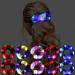 10 Pieces LED Light Hair Scrunchies Shiny Holographic Satin Elastic Bands Ties Ropes Soft Cute Scrunchy Hair Accessories for Women Girls Halloween Christmas Glow in The Dark Party Supplies