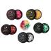 C4wrd eco-friendly degradable glitter in 5 colors set as skin-friendly face body makeup