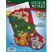 Tobin Decorating Kittens Felt Stocking Kit - Multi | Fun DIY Christmas Craft Kit - Buy Online on GoSupps.com