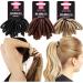AKH Set of 15 BLACK Thick Snag Free Endless Hair Elastics Bobbles Hair Bands | Extra Thick | Ponytail Holders For Wide Range of Hair Styling Needs | UK - Buy Online on GoSupps.com