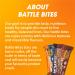 Battle Bites High Protein Bars - Jaffa Orange Flavour - 12 x 62g, Low Sugar, High Fibre, Non-GMO - 20g Protein, 7.5g Fibre, 240 Calories - Made in UK - Chocolate Orange (12 Count) - Buy Online on GoSupps.com