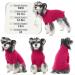 Iecoii Warm Turtleneck Dog Sweater Cozy Winter Dog Clothing for Small Medium & Large Breeds | Ideal for Chihuahua French Bulldog and Labrador - Rose Red - Buy Online on GoSupps.com