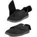 European Softest Women's Wide Extra Wide Memory Foam Diabetic Slipper | Adjustable Closures, Warm Plush Fleece | Arthritis Edema Swollen House Shoes | Machine Washable with Anti Slip Sole - Buy Online on GoSupps.com