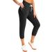 SPECIALMAGIC Women's Black Capri Jogger Pants | Loose Fit Drawstring Waist | Side Pockets | X-Large - Buy Online on GoSupps.com