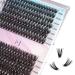 Lash Clusters Individual Lashes 40D-0.07D-9-16MIX JoMay 280PCS Eyelash Extension Cluster Lashes False Eyelashes 30D 40D Lash Extension DIY Eyelash Extensions at Home (40D-0.07D 9-16MIX) 9-16mm Mix 40D-0.07D-280PCS