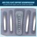 Air Mesh Back Brace for Men & Women | Adjustable Waist Support Belt for Lower Back Pain Relief | Lumbar Decompression Belt - Silver Gray Large - Buy Online on GoSupps.com