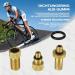WATSABRO Bicycle & Car Valve Adapter Set Universal Compressor & Air Pump Adapters for French Valves - Buy Online on GoSupps.com