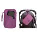 J.L. Childress Healthy Habits On-The-Go Clutch - Berry | PPE Organizer with Wipes Case, Hand Sanitizer, Mask Holder, Tissue Pack - Buy Online on GoSupps.com
