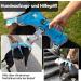 Huntboo Dog Safety Dishes & No Pull Harness for Large Dogs - Reflective Waterproof Adjustable Vest for Training & Walks (Blue XL) - Buy Online on GoSupps.com