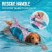 Eyein Shark Dog Life Jacket - Buoyant Pet Vest for Swimming, Boating, and Safety - Blue (M) - Chest Girth 51-59cm - Buy Online on GoSupps.com