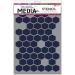 Ranger Dina Wakley Media Stencil - Honeycomb 9x6 | MDS58250 - Buy Online on GoSupps.com