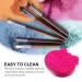 Buy Beaupretty 2-in-1 Makeup Brush Holder & Cleaner | Portable Tool for Efficient Brush Washing & Makeup Removal | Ideal Makeup Scrubber Pad & Stand - Buy Online on GoSupps.com
