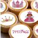24 Princess Pink edible Wafer rice paper pre cut Cupcake Toppers Cake
