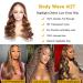 Silaiya Body Wave Highlight Ombre Lace Front Wig Human Hair 22 Inch - Buy Online on GoSupps.com