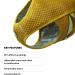 Hurtta Cooling Wrap Vest for Large Dogs - Dog Cooling Jacket & Harness (78-85cm) - Turmeric Yellow - Buy Online on GoSupps.com