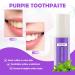 Enhance Your Smile: 2-Piece Purple Teeth Whitening Toothpaste - White Teeth & Yellowing Reduction - Buy Online on GoSupps.com