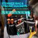 Lower Back Brace with Suspenders | Adjustable Back Support Belt for Men & Women | Heavy Lifting Pain Relief | Tool Bag Included - Size S - Buy Online on GoSupps.com