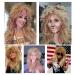 Meiriyfa 80s Rocker Wig for Men & Women | Long Curly Red-Brown Halloween Costume Hair - Buy Online on GoSupps.com