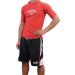 Adoretex Men's UPF 50+ Guard Short Sleeve Rashguard (Red, Size S) - Buy Online on GoSupps.com