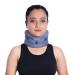 Wonder Care Cervical Collar for Neck Pain Soft Neck Support Brace for Spondylitis Neck Pain Relief for Men & Women Grey (Small: 3"-3.5") S(3"-3.5") Grey