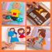 Jolly Designs Mini Quiet Book - Montessori Experience Toy for Toddlers | 6-Page Fabric Activity Book for Motor Skill Development (18+ Months) - Buy Online on GoSupps.com