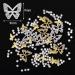 3D Flower Nail Charms 2 Boxes 3D Acrylic Flower Nail Art Metal Butterfly Nail Charms With Nail Gems Half Round Pearls Manicure Y2k Nail Art Accessories for Women Girls - Buy Online on GoSupps.com
