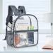 Paxiland Clear Stadium Approved Backpack with Wide Shoulder Straps - Grey - Buy Online on GoSupps.com