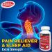 Extra Strength Pain Relief PM & Nighttime Sleep Aid - 300 Caplets | Acetaminophen 500mg & Diphenhydramine 25mg | Non-Habit Forming Compare to Tylenol PM - Buy Online on GoSupps.com