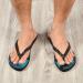 Mnsruu Halloween Cat Flip Flops & Slippers - XXL Sandals for Home Spa Travel | Unisex Design - Buy Online on GoSupps.com