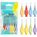 Tepe Interdental Brushes Extra Soft Mixed (ISO Sizes 1-6) - Pack of 8 Colorful Interdental Brush Heads with Holder - International Shipping Available - Buy Online on GoSupps.com