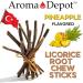 Aroma Depot Cherry 1 lb. Flavored Licorice Root Chew Sticks for Humans. 100% Pure Natural | Oral Health & Fresh Bearth | Individual Sticks are 6.5-7 inches Long. Glycyrrhiza Glabra from Turkey. - Buy Online on GoSupps.com