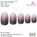 Shop Bling Art Red Brown Gel Ombre False Nails - 24 Premium Oval Artificial Nails with Glue - Perfect for Stunning Nail Art - Buy Online on GoSupps.com