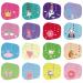 Timgle Adhesive Eye Patches for Kids Girls 16 Styles Toddler Eye Patches Bulk Latex Free Eye Pad Light Blocking Fun Cute Designs Cotton Adhesive Bandages for Kids Toddler Girls Boys(48 Pcs)