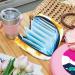 Stylish Women's Storage Bags for Bandages & Menstrual Inserts - Portable Colorful Sunflower & Leaf Patterns - Buy Online on GoSupps.com