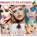 QIUFSSE 15-Color Green Eyeshadow Palette - Highly Pigmented Matte & Glitter Shades for Long-Lasting, Blendable Makeup - Perfect for Women, Christmas, Halloween - Buy Online on GoSupps.com