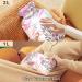NAANLE Pink Palm Leaves Heat Bottle - 2L Transparent Hot Water Bottle for Back Pain Relief & Warmth Therapy - Buy Online on GoSupps.com