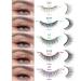 10 Styles Variety Pack Faux Mink Lashes 12mm-14mm - 10 Pairs Natural Look False Eyelashes - Handmade, Reusable, 3D Wispies for Small Faces - EMEDA - Buy Online on GoSupps.com
