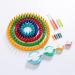 Round Knitting Loom Craft Kit with Hook Needle and Pompom Maker - Buy Online on GoSupps.com