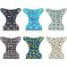 ALVABABY Reusable Washable Cloth Diaper Set with 6 Nappies + 12 Inserts | 6DM60 - Buy Online on GoSupps.com