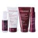 Keranique Hair Regrowth System   30 Days - Keratin Amino Complex - Free of Sulfates  Dyes and Parabens  Includes Shampoo and Conditioner  Minoxidil and Lift and Repair Spray for Dry Thinning Hair 4 Piece Set