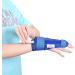 Buy Lightweight Blue Wrist Binder Finger Splint & Stabilizer for Thumb Pain Relief | Arthritis Tendonitis & Trigger Finger Support - International Shipping - Buy Online on GoSupps.com